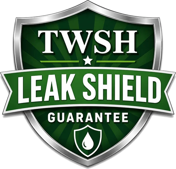 Leak Shield Guarantee badge