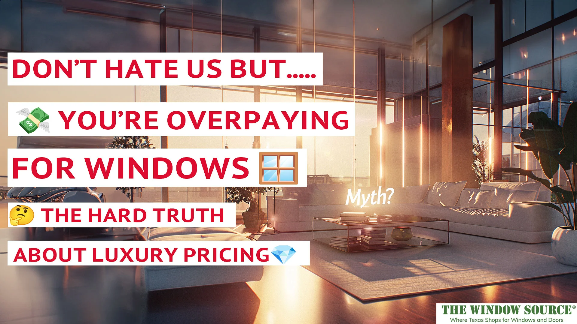 custom-built windows using high-performance glass. We give you luxury window options with affordable window pricing